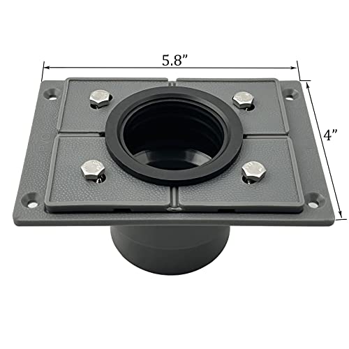 Neodrain 24" Linear Shower Drain with Tile Insert Grate & Shower Drain Base | 304 Stainless Steel, Fast Drainage, Rectangle Shower Floor Drain with Leveling Feet & Hair Strainer, Fits Bathroom, Balcony - color: Brushed With Base, size: 24 IN