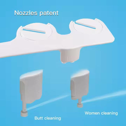 Bidet Attachment for Toilet, Self Cleaning Bidet Attachment with Adjustable Cold Water Pressure, Front and Rear Wash for Women and Men, Premium Bathroom Accessory by anees