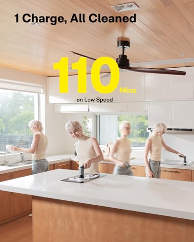 HOTO Grip™ Cordless Electric Spin Scrubber, IPX7 Waterproof, 6 Brush Heads | Lightweight at 0.65 lb, Powerful Cleaning Scrubber, for Bathroom, Kitchen, Tile, Shower
