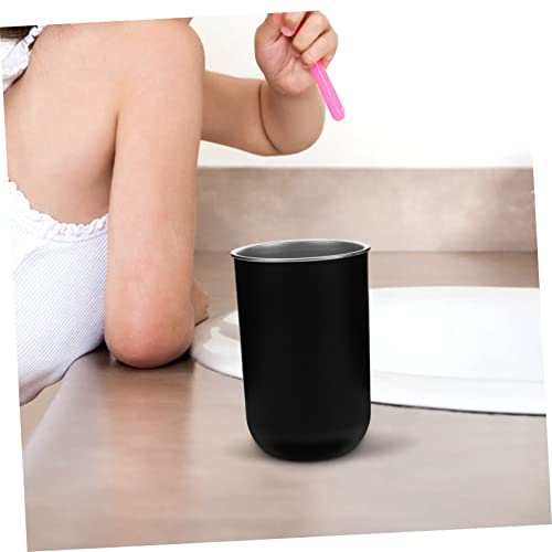 Luxshiny Portable Stainless Steel Mouthwash Cup for Double Rinse Cup Stackable Toothbrush Holder for Bathroom Lightweight and Storage