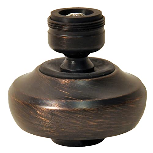 Danco Dual Thread Premium Swivel Water-Saving Sprayrator, Oil Rub Bronze, 10503 - color: Oil Rub Bronze, size: Dual Thread Premium Swivel Water-Saving