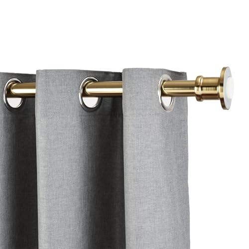 Cameo Adjustable Shower Curtain Rod 42” -72”, Spring tension Stainless Steel Telescoping Rod, Heavy Duty, Rust Resistant, No tools Needed