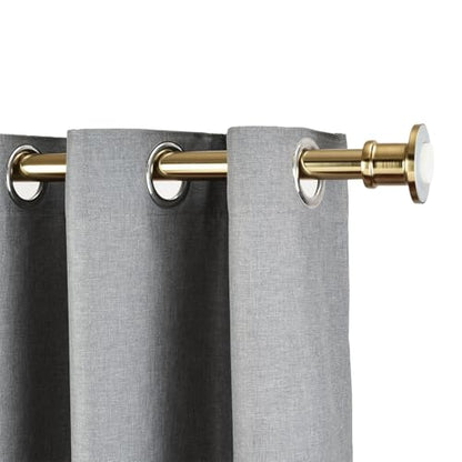 Cameo Adjustable Shower Curtain Rod 42” -72”, Spring tension Stainless Steel Telescoping Rod, Heavy Duty, Rust Resistant, No tools Needed