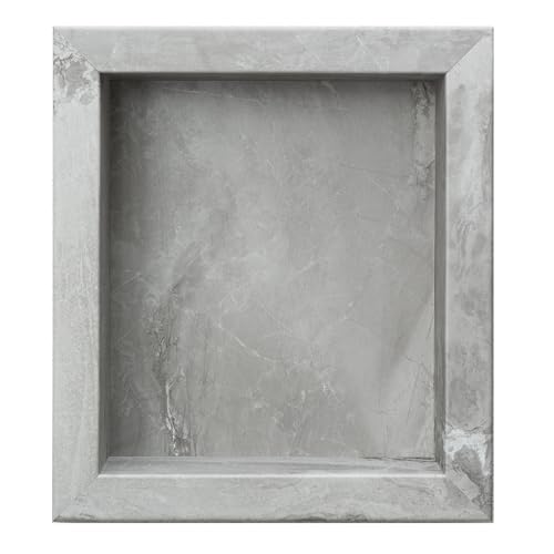 Palisade 17.5 in x 15.5 in Vinyl Shower Niche Smoky Sky/Urban Slope | Waterproof Shower Insert - color: Smoky Sky/Urban Slope
