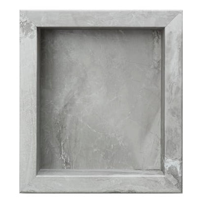 Palisade 17.5 in x 15.5 in Vinyl Shower Niche Smoky Sky/Urban Slope | Waterproof Shower Insert - color: Smoky Sky/Urban Slope