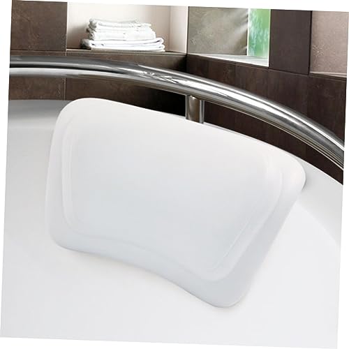 VICASKY PU Bath Pillow with Strong Suction Cups for Neck and Back Support Durable Soft Sponge Bathtub Cushion for and Home