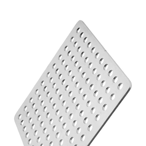 Square Drain Cover Grates,2.74" x 2.74" 304 Stainless Steel Drainage Grate Cover Replacement Floor Drain Strainer for Shower, Bathroom Floor, Balcony, and Outdoor Garden Drains -2pcs - size: 2.74" x 2.74"