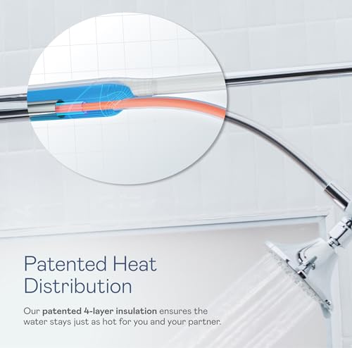 BOONA Tandem Shower as seen on Shark Tank | Dual Shower Head for Couples | King Krome, Two Showerheads - color: King Krome, size: Two Showerheads
