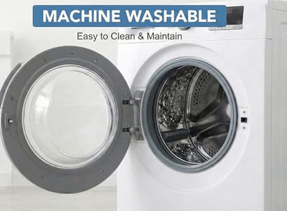 Bath Tub Shower Mat, Extra Soft Long Bath Mat Non-Slip with Suction Cups, TPE Bath Mat for Kids, Machine Washable Bathroom Mat (Blue, 35 x 16 Inch) - color: Blue, size: 35" x 16" (Rectangular)