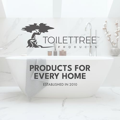 ToiletTree Products Modern Deluxe Freestanding Toilet Brush and Plunger Combo (Black - 7.5" x 9" x 20.5") - style: Black Combo