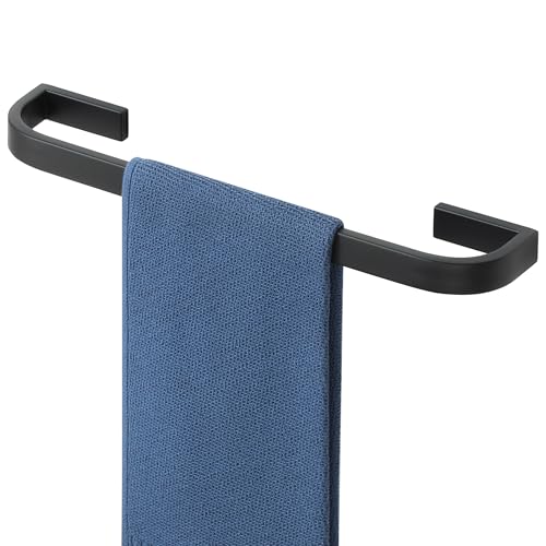 Alise 16'' Towel Bar for Bathroom,Black Towel Holder Towel Racks for Bathroom Wall Mount,SUS304 Stainless Steel Towel Rail Towel Hanger for Walls - size: 16 Inch
