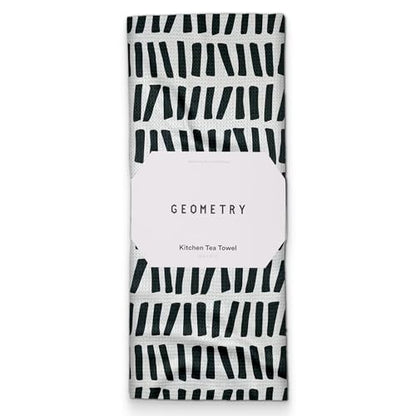 GEOMETRY Kitchen Tea Towels - Quick Dry Microfiber Dish Towels for Kitchen All Lined Up, 18" x 30" 1 Pack - color: All Lined Up, style: Kitchen Towel - Single