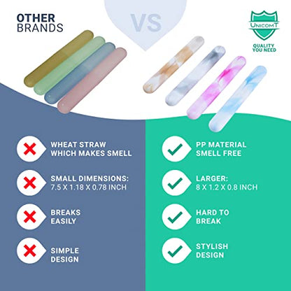 8 PCs Elite Travel Toothbrush Case with Drainage Holes–Portable, Breathable Plastic Toothbrush Holder Travel Covers–Ideal for Camping, Trips & Daily Use Cute Tooth brush Cover Container– Multi Colors - style: Pack of 8