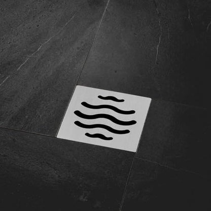 Drain Cover Grates Fit 2.5" x 2.5" Drain, Stainless Steel Drainage Grate Cover Square Replacement Floor Drain Strainer for Shower, Bathroom Floor, Balcony, and Outdoor Garden Drains -10pcs - size: 2.44" x 2.44"