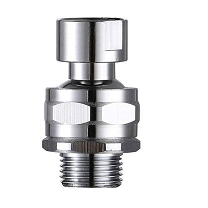 Shower Head Swivel Ball Adapter Brass Adjustable Shower Arm Connector Universal Showering Component Shower Arm Extension, Polished Chrome - color: Polished Chrome