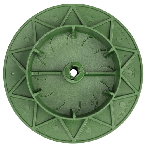 NDS 420C Pop-Up Drainage Emitter, fits 3-Inch and 4-Inch Sewer and Drain Fittings, Works with Drainage Systems Including Catch Basins and Channel Drains, Green