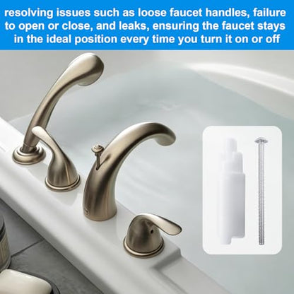 RP18627 Faucet Stem Extender for Delta Faucet Handle Extender, Extension Shower Hose Water Diverter-Tub and Shower Taps Knob Hardware Accessories with Screws - 2 Pack