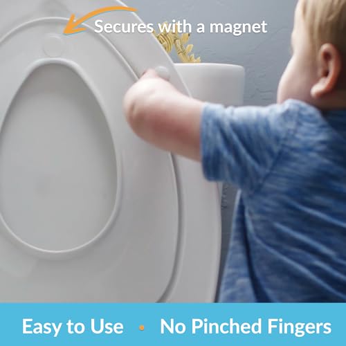 Mayfair NextStep Slow-Close Toilet Seat with Built-In Toddler Potty Training Seat, Removable, White, Round - size: Round, style: 2-in-1 Toilet Seat