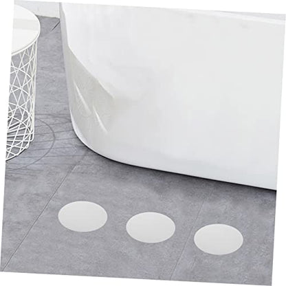 VOSAREA 20Pcs Slip Transparent Shower Stickers Round Safety Stickers for Bathtubs Stairs Pools Easy Installation Strong Adhesion Slip Protection