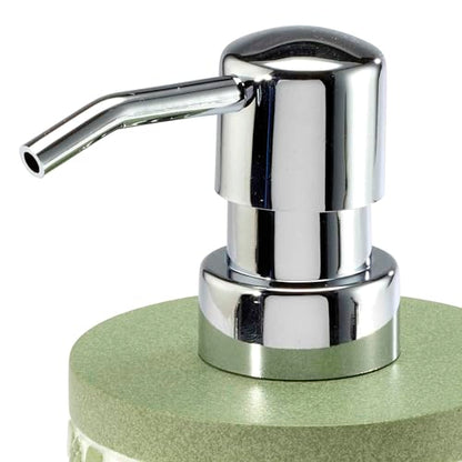 Avanti Linens - Bath Set, 3pc Countertop Accessories, Resin Lotion Pump, Covered Jar & Vanity Tray (Stratford Collection, Green) - size: 3pc Bath Set