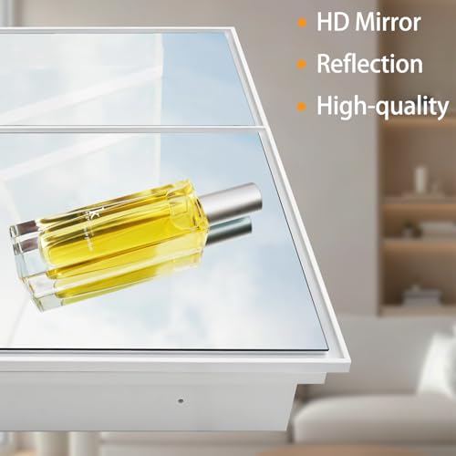 26 x 32 Inch Bathroom Medicine Cabinet with Double Mirror Doors, Recessed or Surface Mount Wall Cabinet for Bathroom, Plastic Frame & Removable Glass Shelves - style: CS5003A-3226