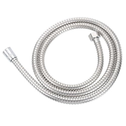 uxcell Shower Hose 59 Inches Extra Long Stainless Steel Handheld Shower Flexible Hose Replacement with Brass Connectors Anti-Explosion Anti-Kink Leakproof Hose, Silver - color: Silver, size: 1.5 m