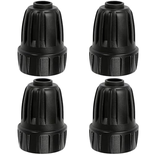 4 Pack 3/4" Garden Hose To 1/2" Irrigation Tubing Adapter, 1/2 Inch Drip Irrigation Tubing To Faucet Garden Hose Adapter 3/4 Inch FHT To 1/2 Inch Supply Line Adapter Fittings - size: 3/4" to 1/2" Tube Adapter-4P