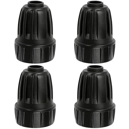 4 Pack 3/4" Garden Hose To 1/2" Irrigation Tubing Adapter, 1/2 Inch Drip Irrigation Tubing To Faucet Garden Hose Adapter 3/4 Inch FHT To 1/2 Inch Supply Line Adapter Fittings - size: 3/4" to 1/2" Tube Adapter-4P