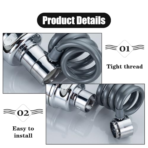 Sink Faucet Extender Professional Sink Sprayer Attachment 360° Rotatable Sink Faucet Extender Aerator with Stretchable Hose for Kitchen and Bathroom,3 Water Outlet Modes