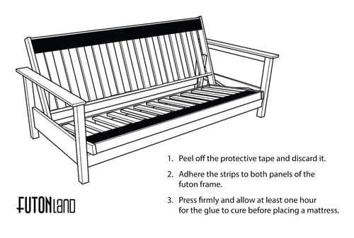 Futon Grip Strips pack of two