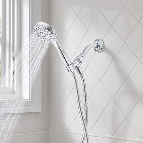 Moen Ignite Chrome Hand Held Shower Head Package With 2.5 GPM High Pressure Spray, 20091 - size: (Pack of 1)