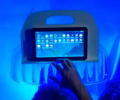 Floating Book/Tablet Caddy for Bath, Pool, and Hot Tub (Blue)