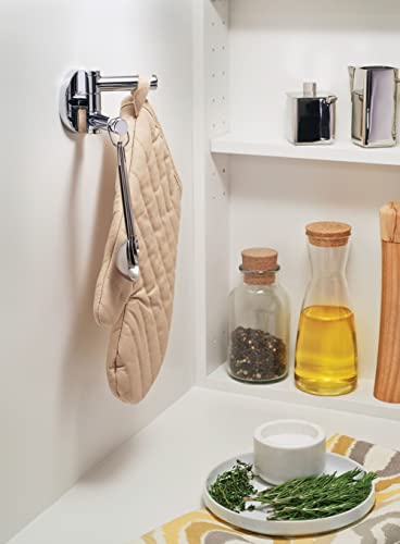 Moen YB0402CH Align Modern Double Swivel Robe Hook, Chrome - color: Chrome
