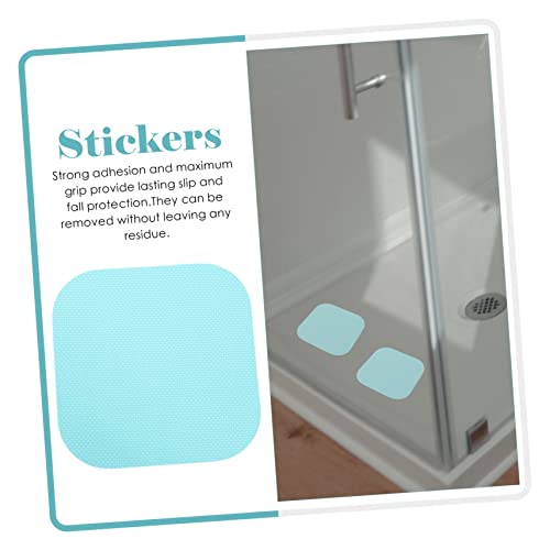 Luxshiny 36Pcs Non Slip Bathroom Adhesive Stickers Peva Safety Decals for Bathtub Shower Easy to Apply Removable for Any Floor Surface