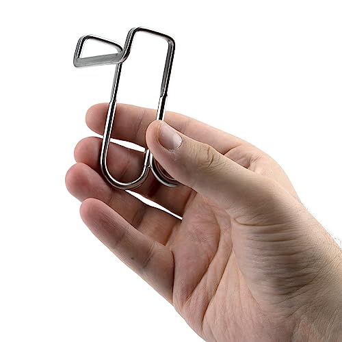 8 Pcs Double S Shaped Over Cabinet Hook Metal Over Door Hooks for Kitchen Bathroom Closet - Hanging Utensils Towels Clothes Drawer Hanger