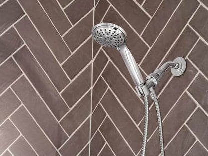 Moen Attune Chrome Handheld Showerhead, Six Function Removable Hand Shower with 60-Inch Hose, 218H0 (Pack of 2) - color: Chrome, size: Pack of 2