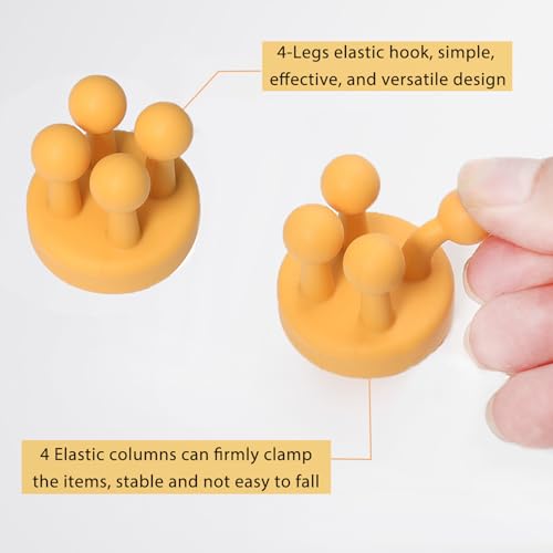 ZEZHOU 5Pcs Silicone Toothbrush Holders - Multi-Function Razor Holder Waterproof Self Adhesive Single Tooth Brush Hook Stick on Wall for Hanging Plug Bathroom Kitchen Living Room Office Must Have - color: Green, 5pack