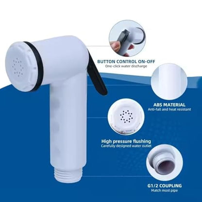 Bidet Attachment for Toilet Sprayer,for RV,car,Boat,Speedboat exits,1/2 "Connection Hose Bidet Attachment,Garden Shower Head,Boat Hose Nozzle
