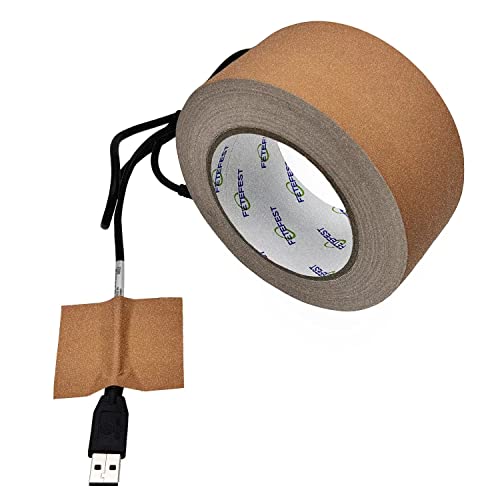 Gaffers Tape Brown Heavy Duty, 2" by 30 Yards, Professional Grade Gaffer Tape, Non-Reflective, No Residue, Hand Tear, Self-Adhesive, Multiple Purposes (Brown 2 inches x 30 Yards) - color: 2" Brown (1 Roll)