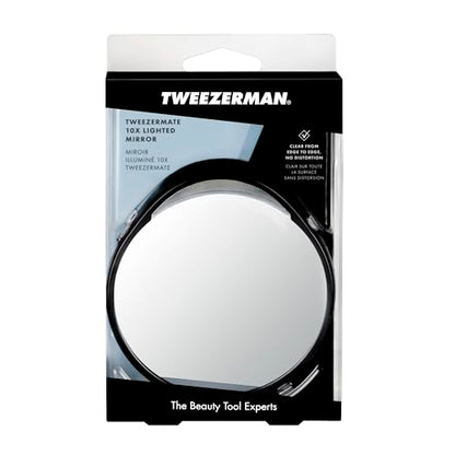 Tweezerman Tweezermate 10X Lighted Mirror Clear and Bright