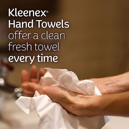 Kleenex Disposable Paper Hand Towels, 6 Boxes, 60 Tissues per Box (360 Total Tissues), Packaging May Vary | 360 Total Tissues - size: 60 Towels (Pack of 6)