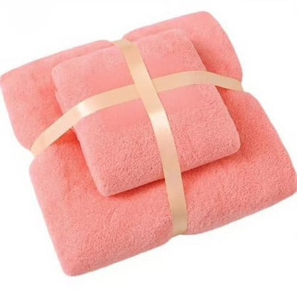 Ultra-Soft Bath Towel (70cm x 140cm) - Quick-Drying, Superfine Fiber Coral Fleece Towel with High Water Absorption, Suitable for Bathing, Fitness, Bathroom Use, Sports, Yoga, Travel
