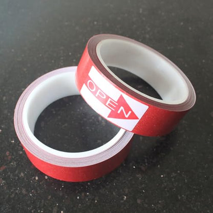 2 Rolls x 1" x 10 Yards White Polyester Water Contact Indicator Tape | Model 0201, Ultra-Thin 6 Mil, Printable and Die Cuttable, Top Quality with UL-969 Compliant, for Electronics Repair Warranty - size: 1" x 10 Yards