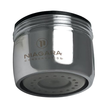 Niagara Conservation N3205N-PC-TU 1-Spray 0.5 GPM .94-in. Pressure-Compensating Needle-Spray Faucet Aerator Chrome, 6-Pack | Bathroom Sink and Kitchen Sink Aerator for Home Improvement - color: Chrome, style: 0.5 GPM (Needle)