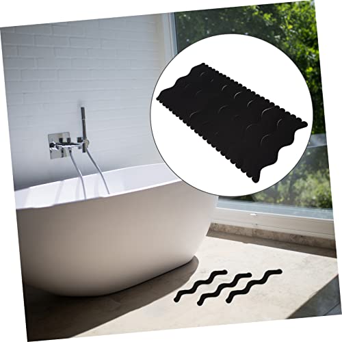 Holibanna 25PCS PEVA Anti-Slip Stickers for Bathtub and Stairs Waterproof Non-Slipping Floor Tape for Bathroom Safety and Slip Prevention Random Color
