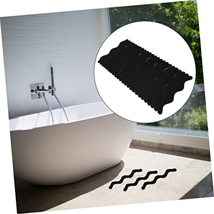 Holibanna 25PCS PEVA Anti-Slip Stickers for Bathtub and Stairs Waterproof Non-Slipping Floor Tape for Bathroom Safety and Slip Prevention Random Color