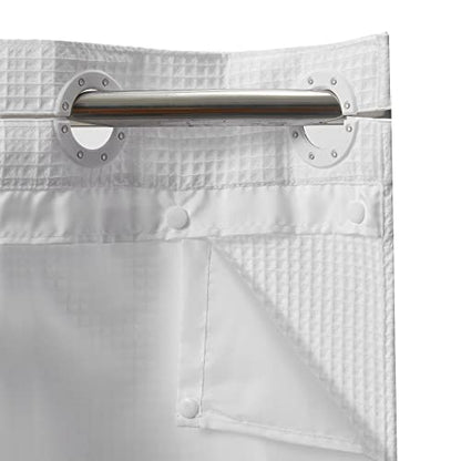 River Dream Snap in Shower Curtain Liner Replacement,Fit 36 x 74 Stall No Window Shower Curtain (36 x 69, Fabric) - size: 36"W x 69"L (Pack of 1)