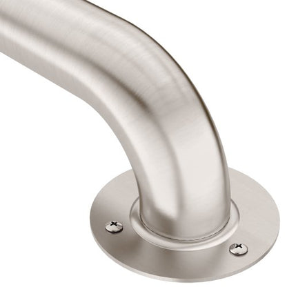 Moen R7424 Bathroom Safety 24-Inch Stainless Steel Bathroom Grab Bar with Exposed Screws, Stainless (Pack of 2) - size: 24 Inch (Pack of 2)