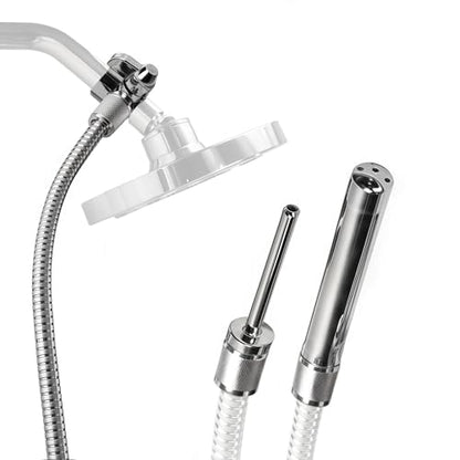 Cleanstream Shower Enema System with 6Foot Metal Hose, Dual Nozzle Set - color: Shower Enema System