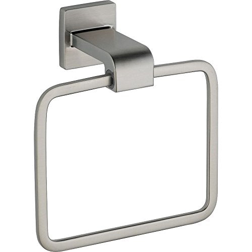 Delta Hand Towel Holder | Square Stainless Steel Ring for Hanging Towels in Kitchen, Bathroom | Ara Accessories